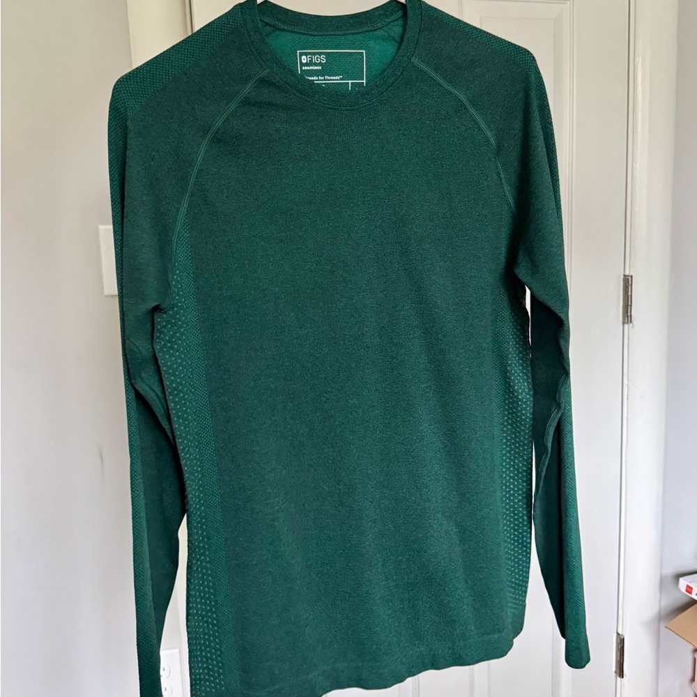 Figs Men's Makato Seamless underscrub - hunter green